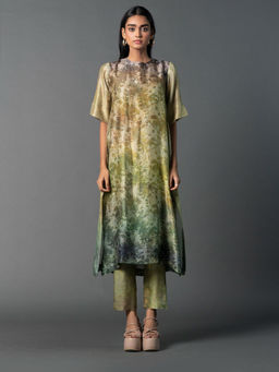 clos - Yellow Kurta with Pant (Set of 2)