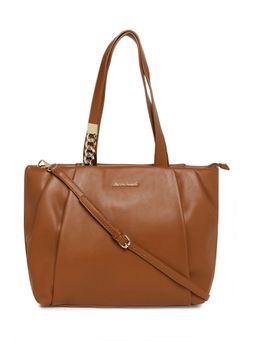 Marina Galanti - Brown Color Soft PU Material Medium Size Shopping Bag - MB0356SG3007