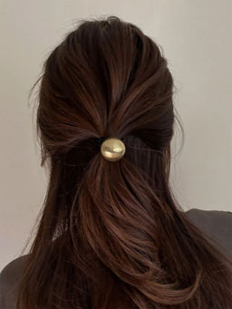 OOMPH - Women Gold Round Ball Rubber Band