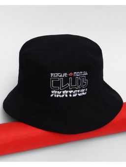 Bewakoof - Unisex Black Akatsuki Bucket Hat