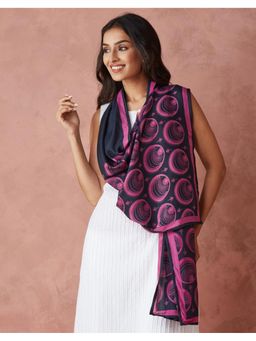 Fabindia - Black Viscose Blend Stole