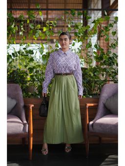 Sassy Sajja - Women Hand Block Printed Shirt