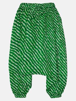 KiddoPanti - Girls Cotton Jodhpuri Pant Green