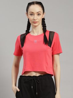 Rock.it - Women Solid Round Neck Polyester Top