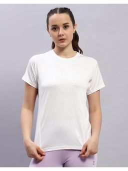 Rock.it - Women Solid Round Neck Polyester Blend T-Shirt