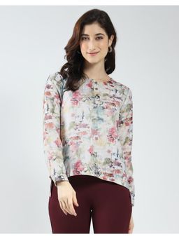 Monte Carlo - Women Printed Round Neck Top
