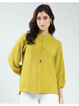 Monte Carlo - Women Solid Band Neck Top