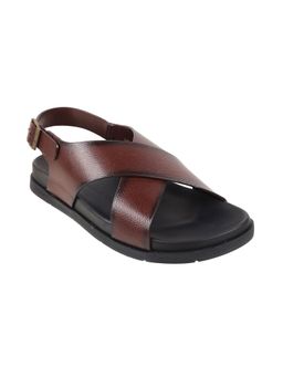 Metro - Men Synthetic Brown Sandals