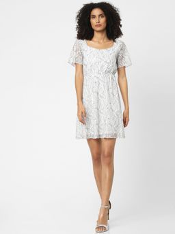 ONLY - Women Lace White Dress