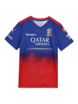 Puma - Rcb Replica Jersey 2024 Boys Blue T-Shirt