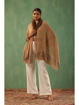 Dusala India - Angira Cashmere Fur Stole