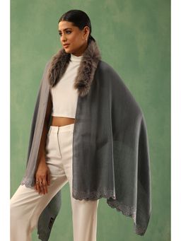 Dusala India - Mishty Cashmere Fur Stole