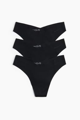 H&M - Women 3-Pack Sports Thong Briefs with DryMove