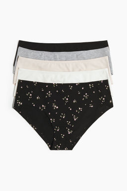H&M - Women 5-Pack Cotton Hipster Briefs