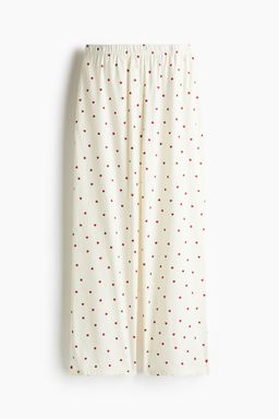 H&M - Women White Cotton Pyjama Bottoms