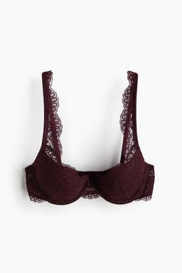 H&M - Women Red Lace Push-Up Bra