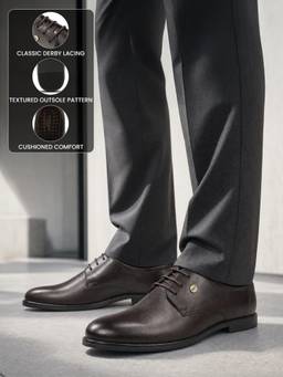 LIBERTY - Men Fortune Strz060E Brown Formal Derbies