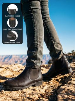 LIBERTY - Men Fortune Vlact206 Brown Chelsea Boots