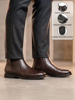 LIBERTY - Men Brown Fortune Vlact213 Chelsea Boots
