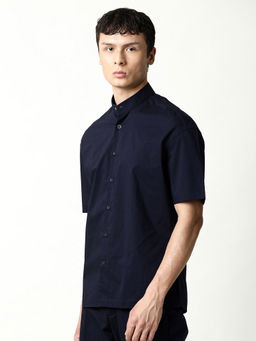 Rare Rabbit - Shiro Navy Casual Shirt