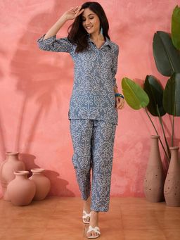 Gahan - Grey Bandhej Co-Ord Set