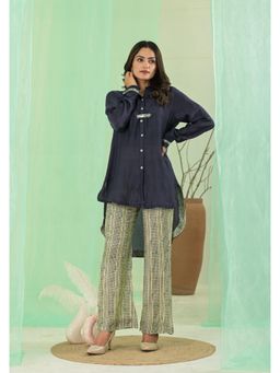 Autumnlane - Pavitra azure printed Co-ord (Set of 2)