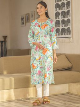 Autumnlane - Tashvika Sky Kurta and Pant (Set of 2)