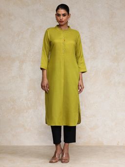 Varanga - Women Apple Hem, Heart Shaped Embroidered Kurta