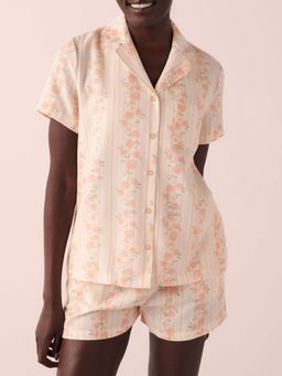 La Vie En Rose - Poly Flannel Shirt Multi-color