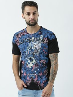 Huetrap - Mens Black Short Sleeve T-Shirt