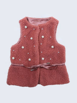 One Friday - Pink Sleeveless Shrug