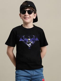 Kidsville - Batman Printed Regular Fit Tshirt for Boys
