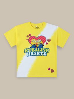 Kidsville - Minions Movie Printed Tshirt for Girls