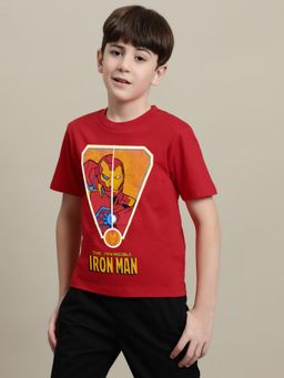 Kidsville - Iron Man Printed Tshirt for Boys
