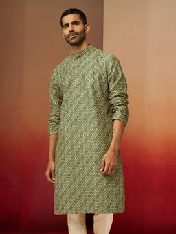 Vastramay - Green Gems Work Kurta