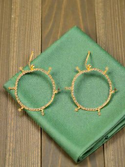 Accessher - White Gold-Plated Star Charm Anklets (Pack of 2)