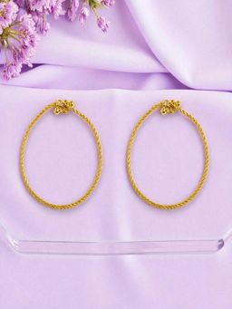 Accessher - Traditional Gold-Plated Ghungroo Payal Anklets (Pack of 2)