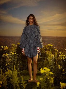 Nirmooha - Blue Radiant Royale Mini Dress