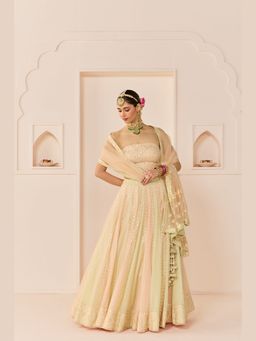 Sheetal Batra - Umaiza - Carnation Pink Lehenga With Blouse And Dupatta