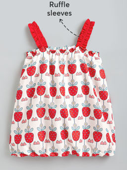Hopscotch - Berry Sweet Ruffle Dress