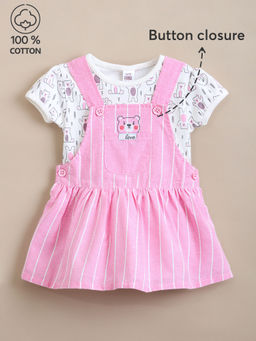 Hopscotch - 2 Piece Bear Buddy T-shirt with Casual Dress