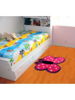 Saral Home - Microfiber Anti-Skid Bathmat - (Pink, 40 x 60 cm)