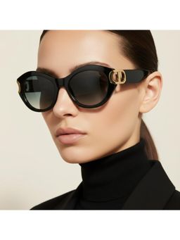 Vintage - Women Amour Green Lens Sunglasses (54)