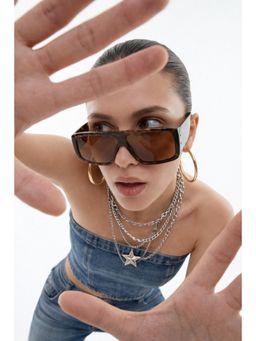 Vintage - Unisex Bold Brown Lens Sunglasses (60)