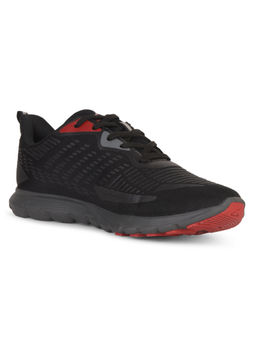 Power - Black & Red Men Lace-Up Sports Running Shoes