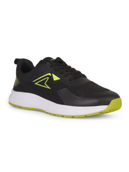 Power - Black & Yellow Men Lace-Up Sports Running Shoes