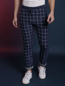 Campus Sutra - Men Checks Stylish Casual & Evening Trackpant