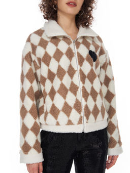 Cider - Love and Diamonds Sherpa Jacket