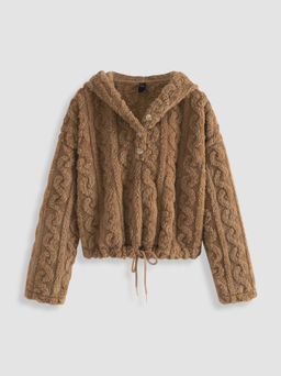 Cider - Solid Fleece Long Sleeve Hoodie