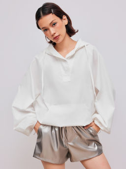 Cider - Cotton Drawstring Pocket Oversized Hoodie